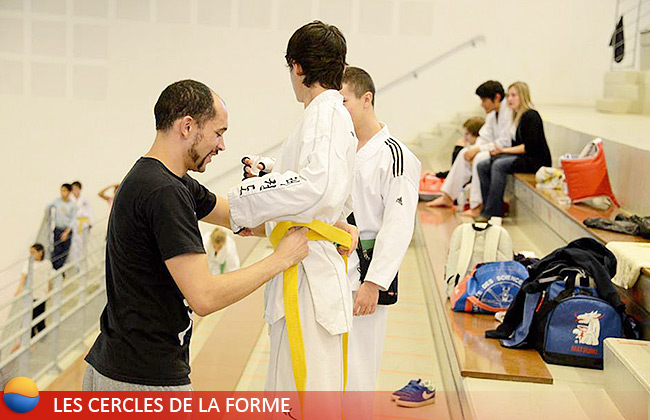 Championnat Technique de Krav Maga, avec les élèves des Cercles de la Forme, et leur professeur Patrick Vincent 